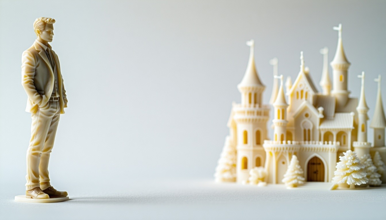 Custom 3D-printed figurine in a unique design